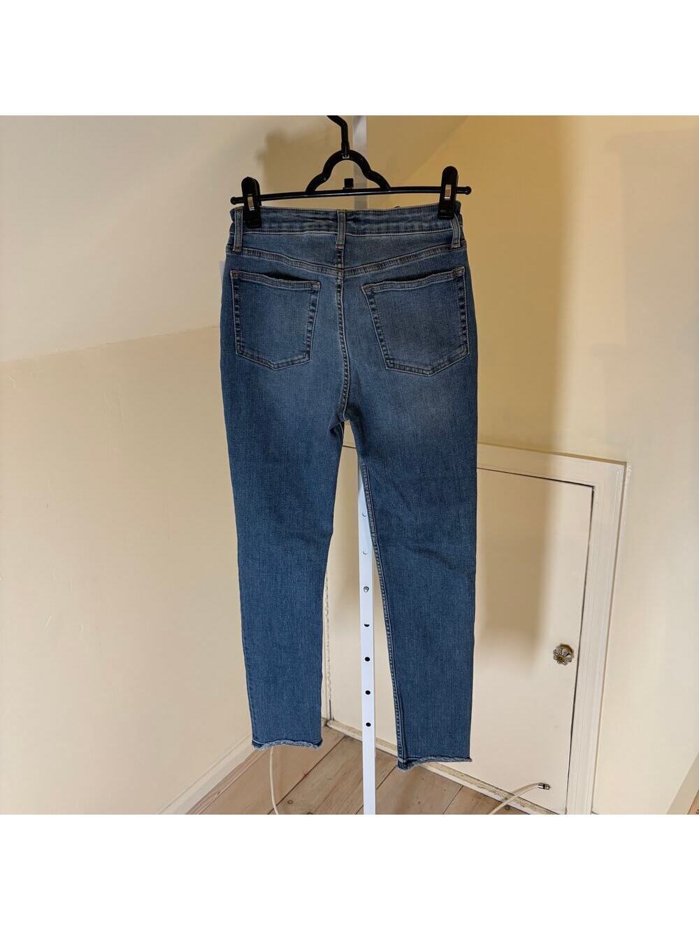 Gap Teen NWT Girls' Sky High Skinny Ankle Dark Wash Jeans Adjustable Waist 16 - Picture 6 of 10